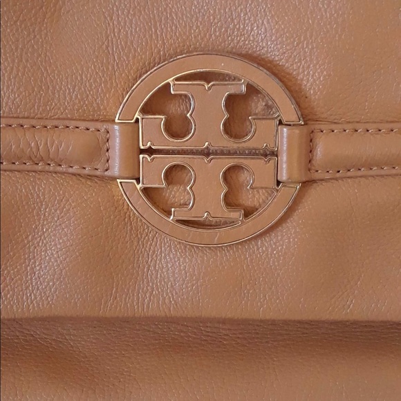 Authentic Tory Burch Tan Amanda crossbody Flap bag - Picture 7 of 8